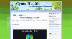 Desktop Screenshot of cymahealth.com